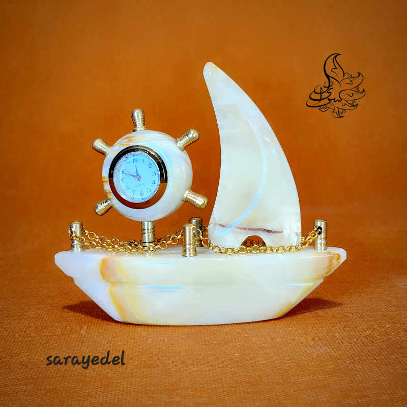 ساعت کشتی سنگ مرمر 83004