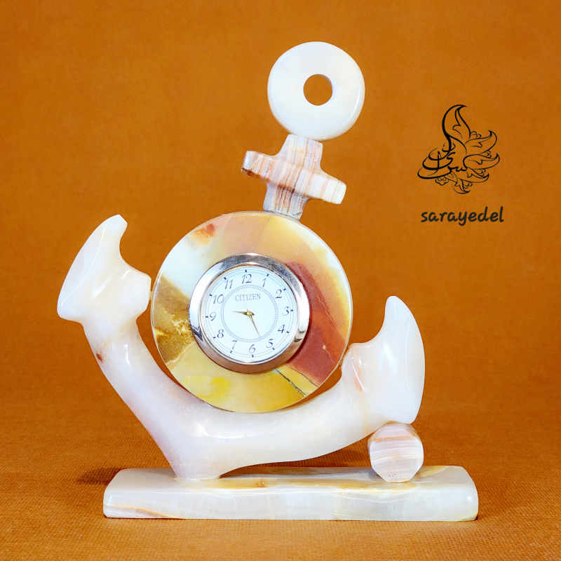ساعت لنگر سنگ مرمر 83100