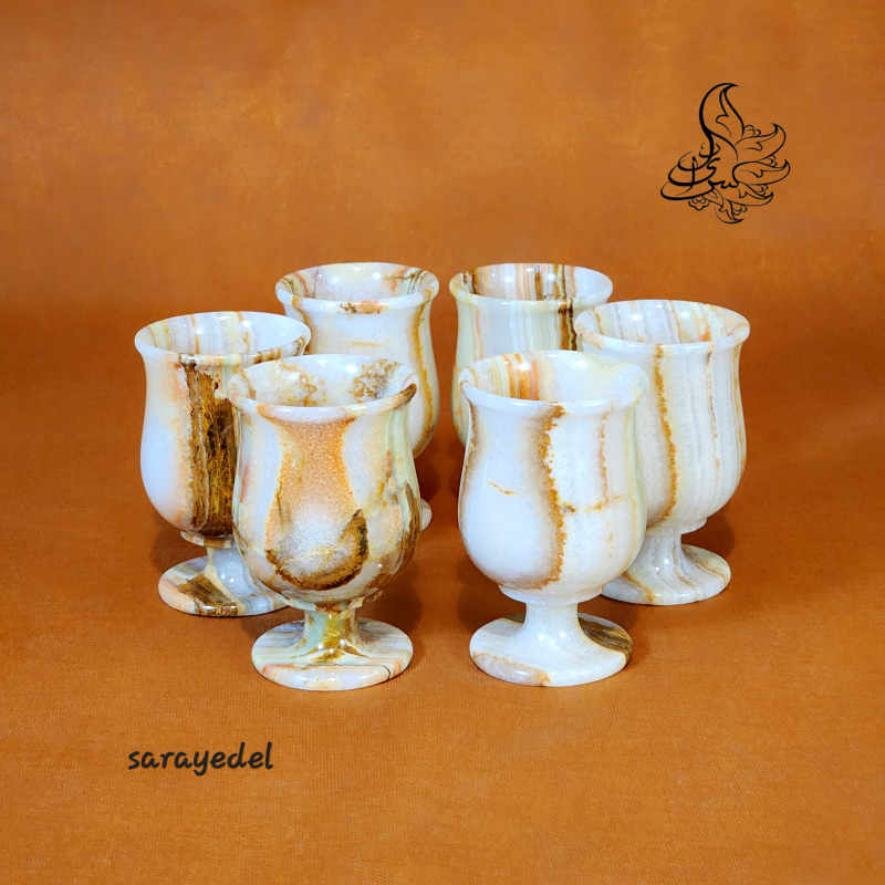 ست جام سنگ مرمر 83075